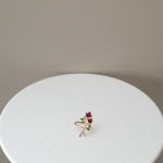 حلقة مناديل طاولة - وردة