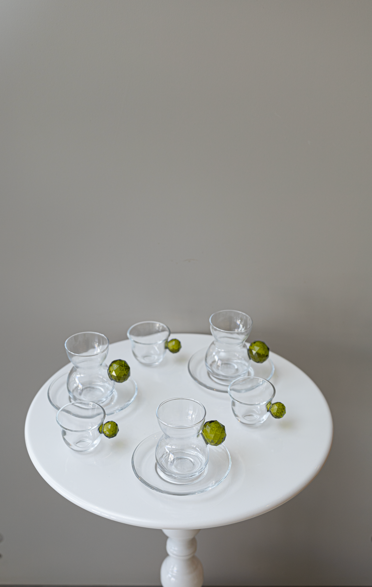 img_1394-2 طقم 6 شاي 6 قهوة مسكة خضراء - الصورة 1