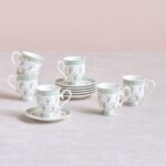 طقم فناجين إسبريسو خزف 6 قطع - ماسي - 90 مل