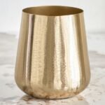 مزهرية معدن منقوشة - إسنشيالز - 16 سم