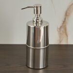 موزع صابون - إيجولي فضي لامع