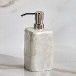 موزع صابون - كابيز ابيض/فضي