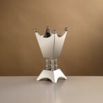 مبخرة 22 سم رمادي غير لامع