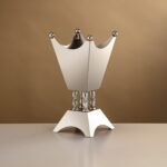 مبخرة 25 سم فضي مطفي