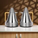 طقم ترامس ١ لتر + ١ لتر فضي وذهبي