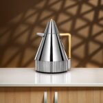 ⁦طقم ترامس ١ لتر + ١ لتر فضي وذهبي⁩ - الصورة ⁦2⁩