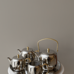 طقم عالة شاهي - فضي ذهبي