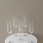 كاسات زجاجيات طويلة 6 قطع