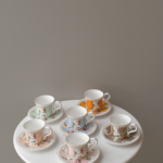 طقم فناجين 6 قهوة بالالوان مختلفة