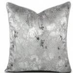 غطاء وسادة ناعم ذو نمط فضي نوردك/ 45*45