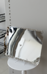 ⁦سفرة تقديم فضي - مقاس طول 49 cm مقاس العرض 38 cm⁩ - الصورة ⁦2⁩