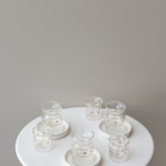 طقم 6 شاي 6 قهوة - دبل قلاس