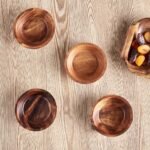 ⁦طقم أوعية 4 قطع من خشب الأكاسيا⁩ - الصورة ⁦2⁩
