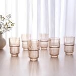طقم أكواب زجاجية طويلة 6 قطع - فيرتو - 370 مل