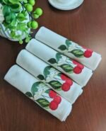 1 قطعة صغيرة للطاولة نقش كرز - 40*40 cm