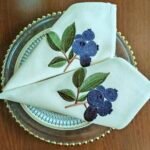 1 قطعة صغيرة للطاولة نقش لعنب البري - 40*40 cm