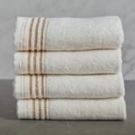 طقم مناشف صغيرة 4 قطع - لاستير - 30x30 سم