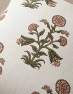 ⁦غطاء وسادة زهري طراز بوهيمي - 40*40⁩ - الصورة ⁦2⁩
