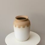 فازا ديكور فخارية بتصميم بوهيمي حديث