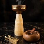 طقم مبخرة 3 قطع الكيب - اللون الاصفر الحجري