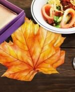 ⁦20 قطعة مناديل ورقية - ورقة الخريفية⁩ - الصورة ⁦2⁩